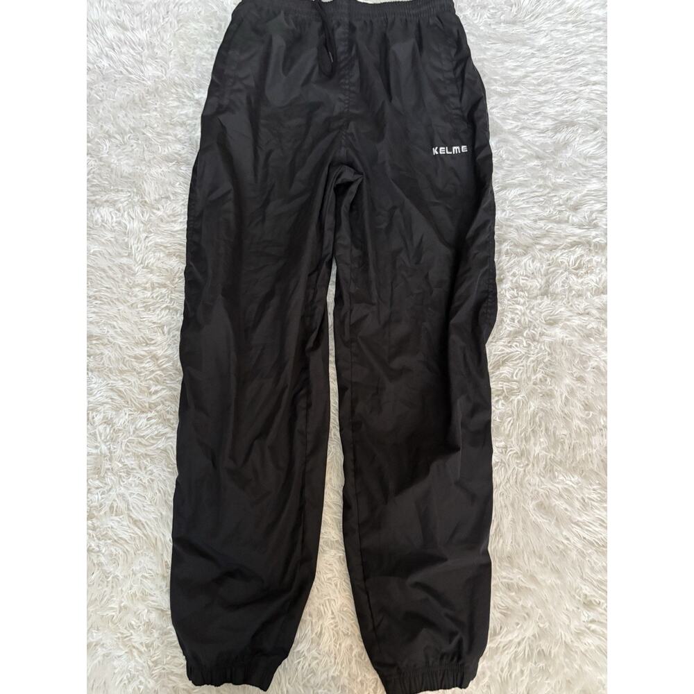 Kelme men's sz. L black activewear "parachute" style pants. Great pair, comf